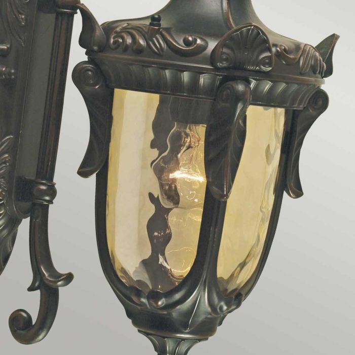 Elstead Lighting Philadelphia 1 Light Medium Down Wall Lantern - Old Bronze