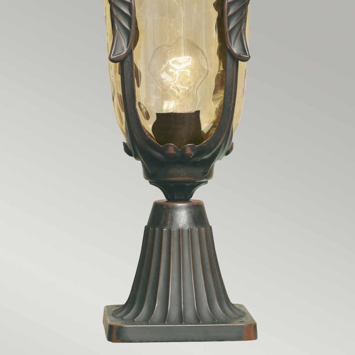 Elstead Lighting Philadelphia 1 Light Medium Pedestal - Old Bronze