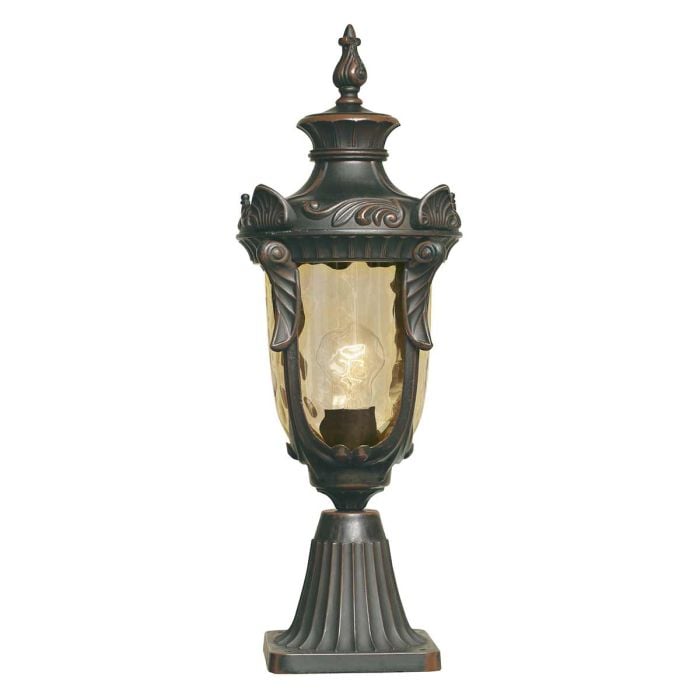 elstead lighting Philadelphia 1 Light Medium Pedestal - Old Bronze