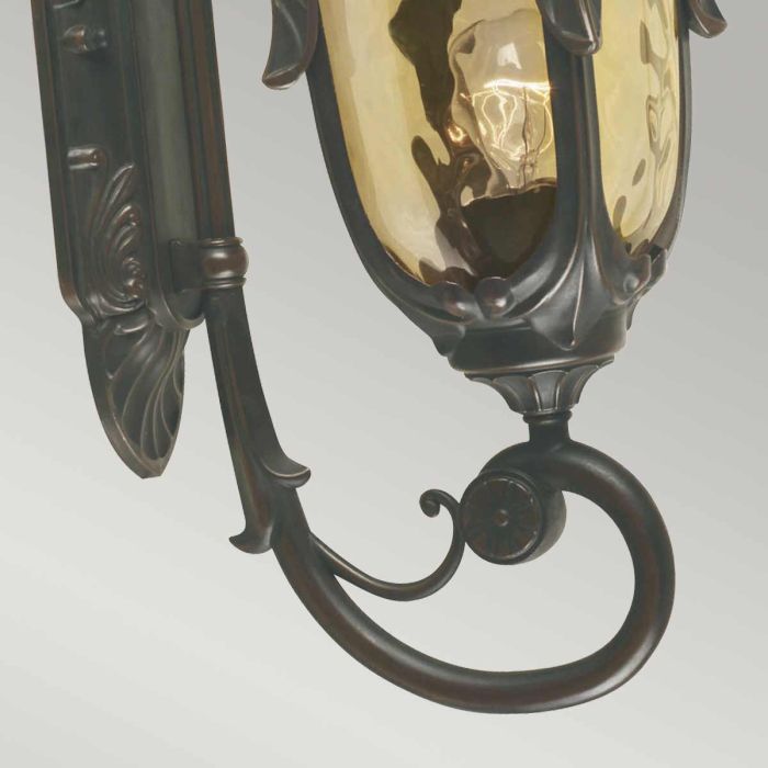 Elstead Lighting Philadelphia 1 Light Medium Wall Lantern - Old Bronze