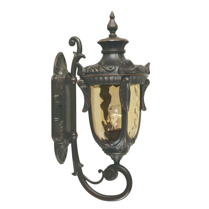 elstead lighting Philadelphia 1 Light Medium Wall Lantern - Old Bronze