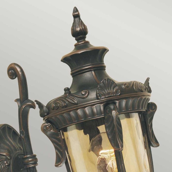 Elstead Lighting Philadelphia 1 Light Small Wall Lantern - Old Bronze