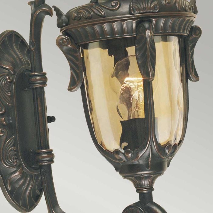 Elstead Lighting Philadelphia 1 Light Small Wall Lantern - Old Bronze