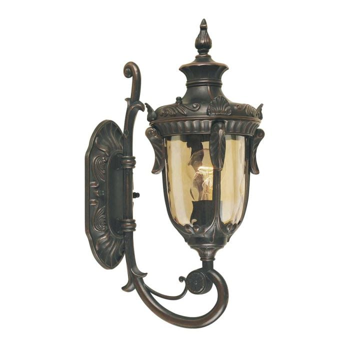 elstead lighting Philadelphia 1 Light Small Wall Lantern - Old Bronze