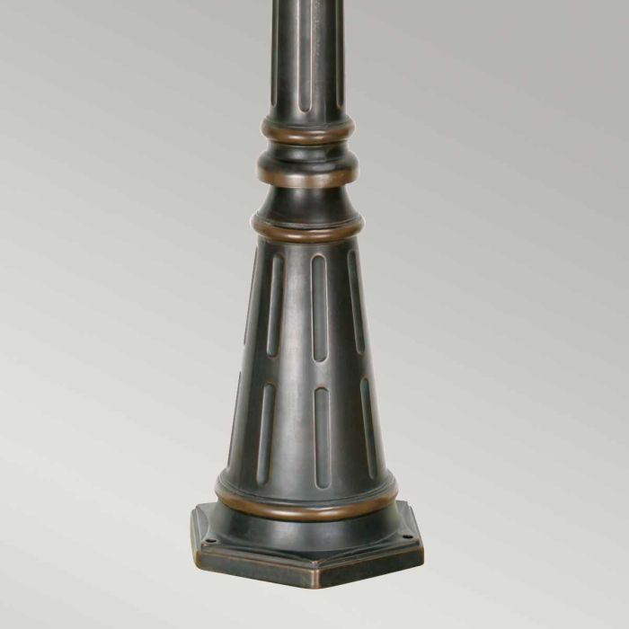 Elstead Lighting Philadelphia 3 Light Large Lamp Post - Old Bronze