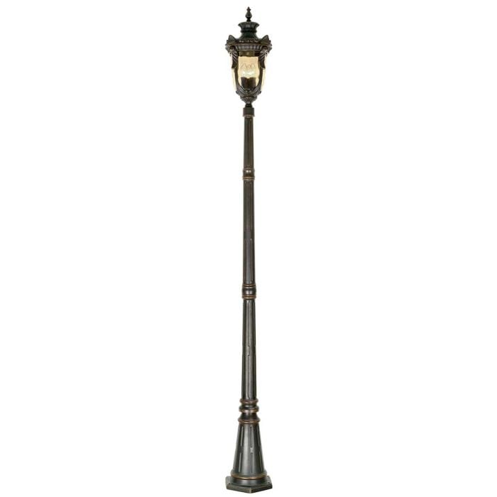 elstead lighting Philadelphia 3 Light Large Lamp Post - Old Bronze