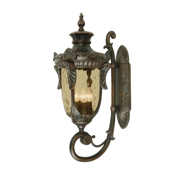 elstead lighting Philadelphia 3 Light Large Wall Lantern - Old Bronze