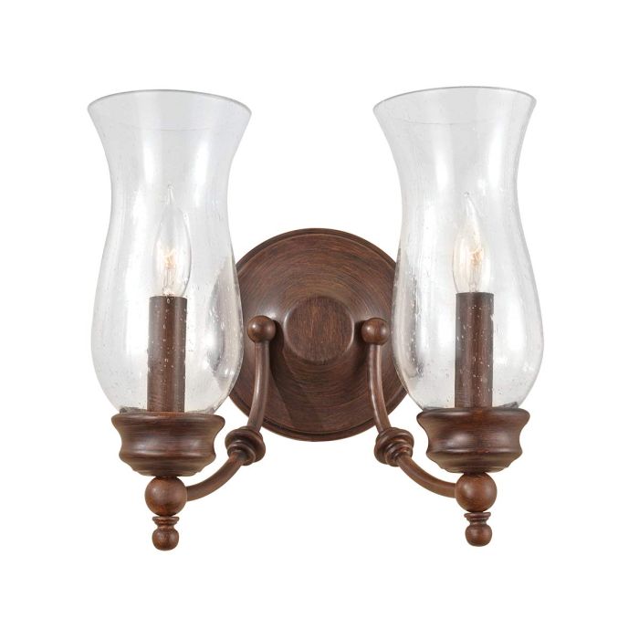 elstead lighting Pickering Lane 2 Light Wall Light - Heritage Bronze