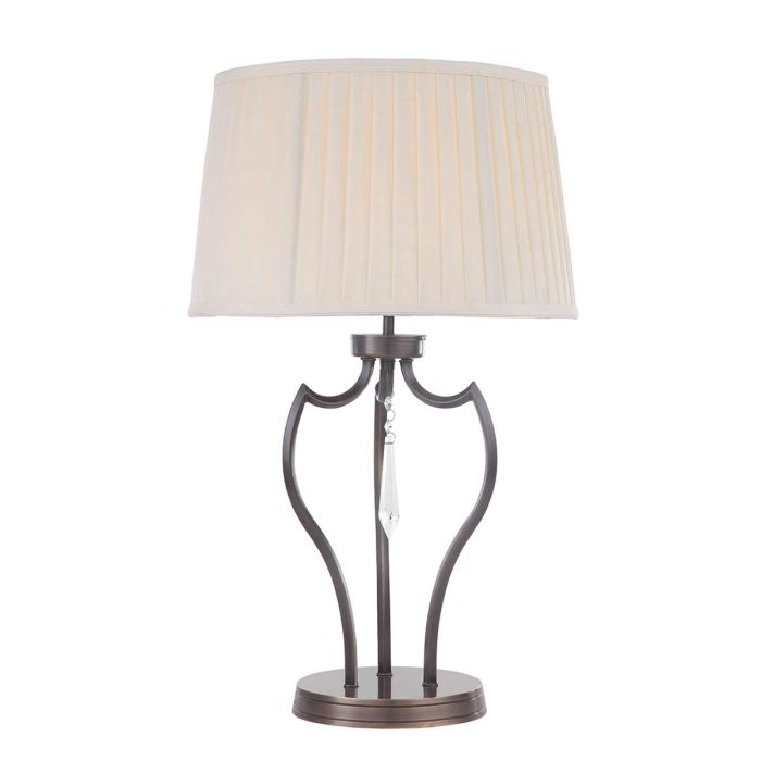 elstead lighting Pimlico 1 Light Table Lamp - Dark Bronze