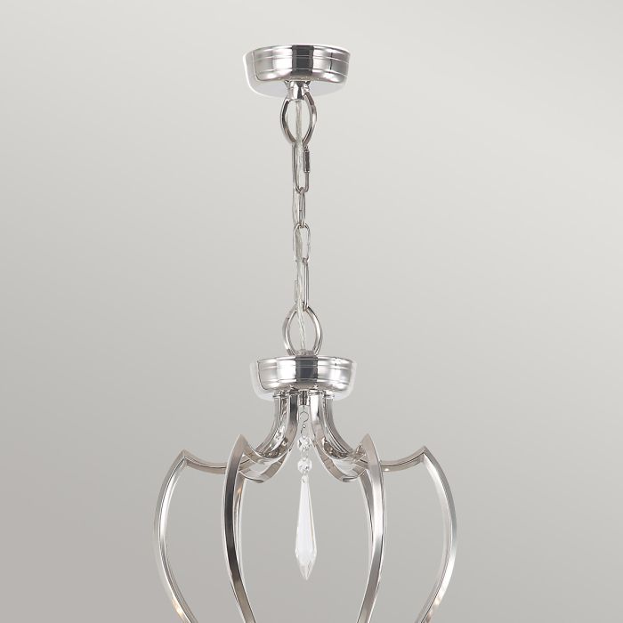 Elstead Lighting Pimlico 6 Light Chandelier - Polished Nickel