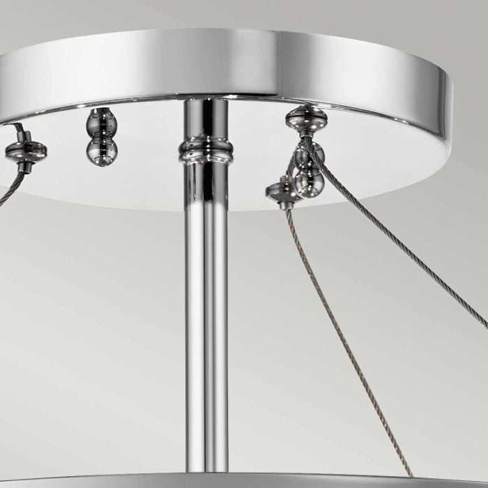 Elstead Lighting Piper 3 Light Semi-Flush - Polished Chrome