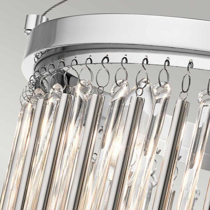 Elstead Lighting Piper 3 Light Semi-Flush - Polished Chrome