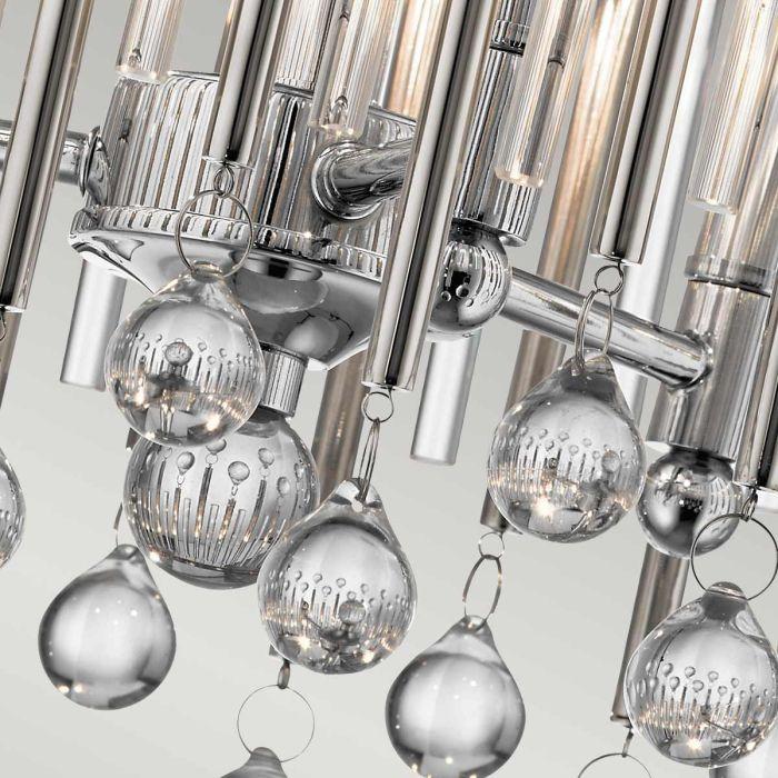 Elstead Lighting Piper 3 Light Semi-Flush - Polished Chrome