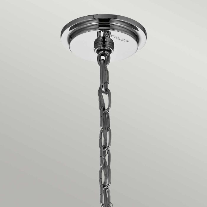 Elstead Lighting Piper 6 Light Chandelier/ Pendant - Polished Chrome