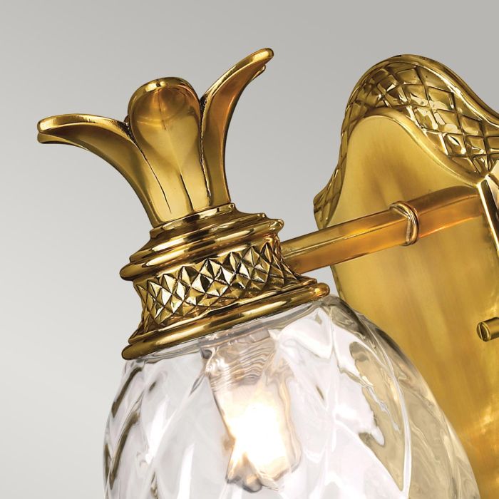 Elstead Lighting Plantation 1 Light Wall Light - Burnished Brass