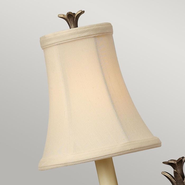 Elstead Lighting Plantation 1 Light Wall Light - Pearl Bronze