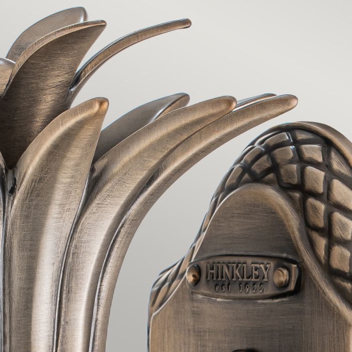 Elstead Lighting Plantation 1lt Small Wall Lantern - Burnished Bronze