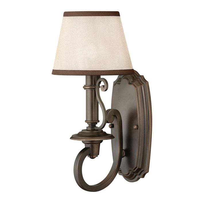 elstead lighting Plymouth 1 Light Wall Light - Olde Bronze