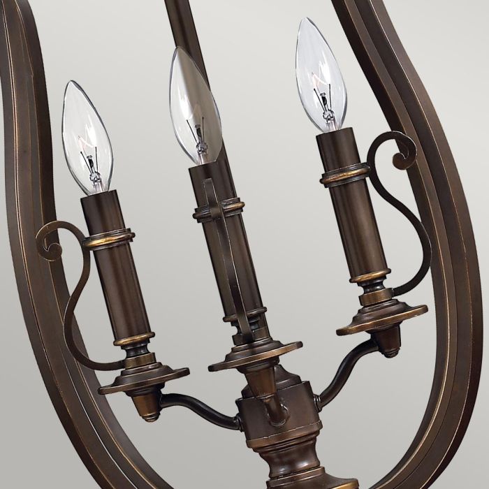 Elstead Lighting Plymouth 4 Light Pendant - Olde Bronze