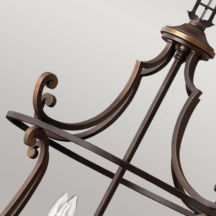 Elstead Lighting Plymouth 8 Light Pendant - Olde Bronze