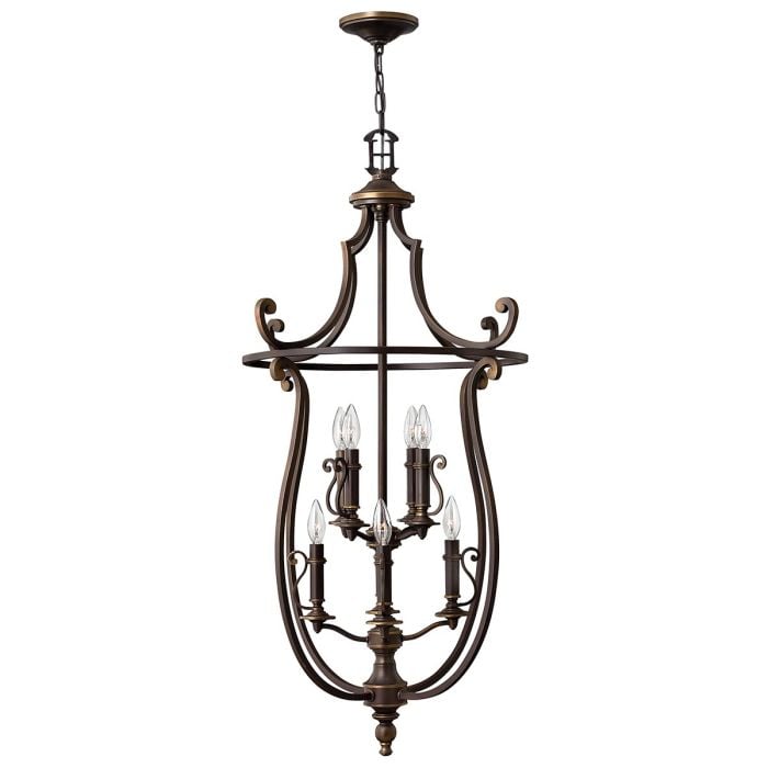 elstead lighting Plymouth 8 Light Pendant - Olde Bronze