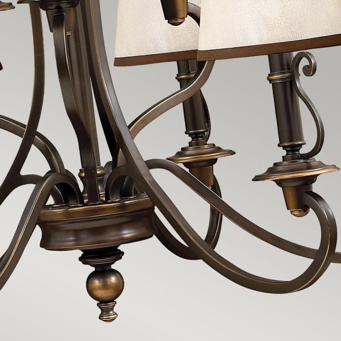 Elstead Lighting Plymouth 9 Light Chandelier - Olde Bronze