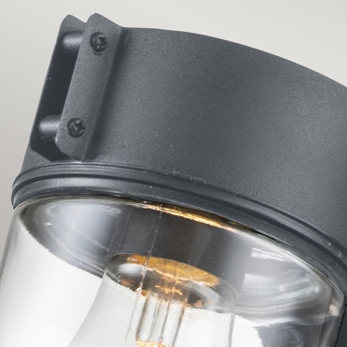 Elstead Lighting Portfino 1 Light Wall Lantern - Grey