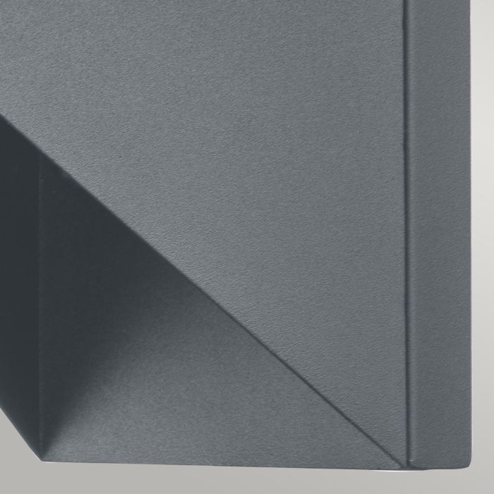 Elstead Lighting Portfino 1 Light Wall Lantern - Grey