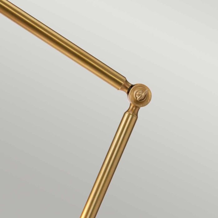 Elstead Lighting Provence 1 Light Floor Lamp - Aged Brass