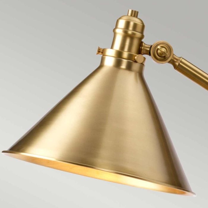 Elstead Lighting Provence 1 Light Floor Lamp - Aged Brass