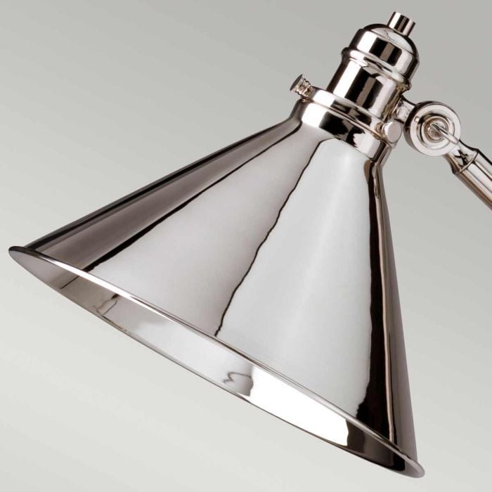 Elstead Lighting Provence 1 Light Floor Lamp - Polished Nickel