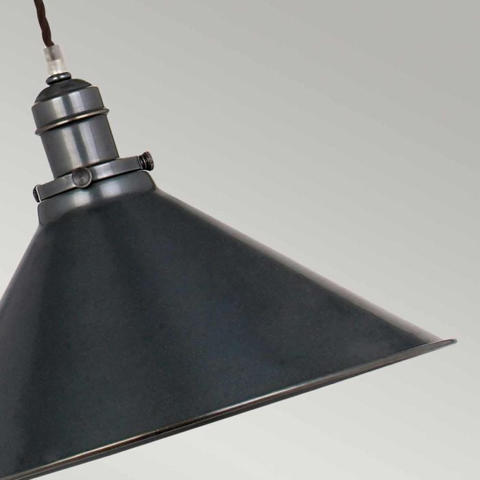 Elstead Lighting Provence 1 Light Rise And Fall Pendant - Old Bronze