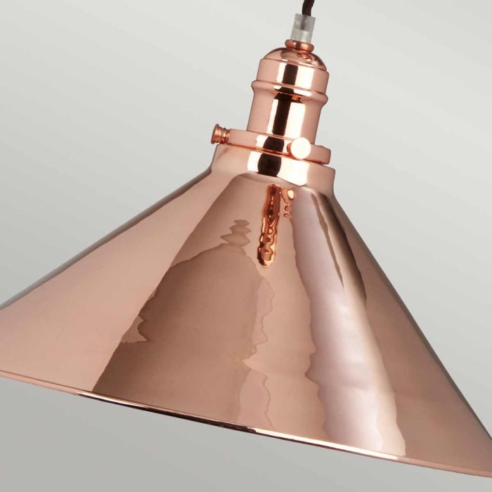 Elstead Lighting Provence 1 Light Rise And Fall Pendant - Polished Copper