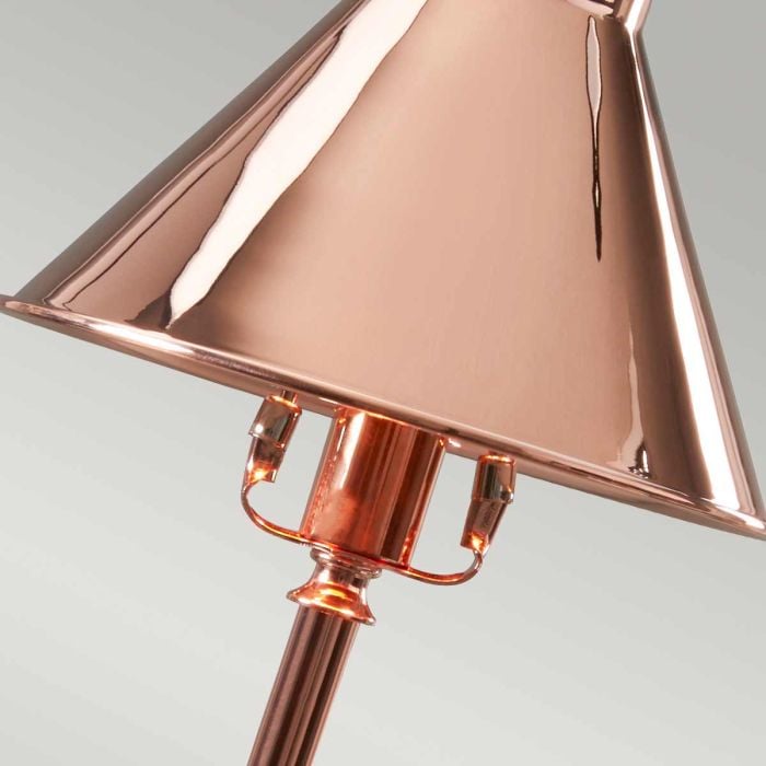 Elstead Lighting Provence 1 Light Stick Lamp - Polished Copper