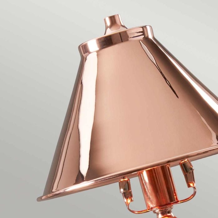 Elstead Lighting Provence 1 Light Stick Lamp - Polished Copper