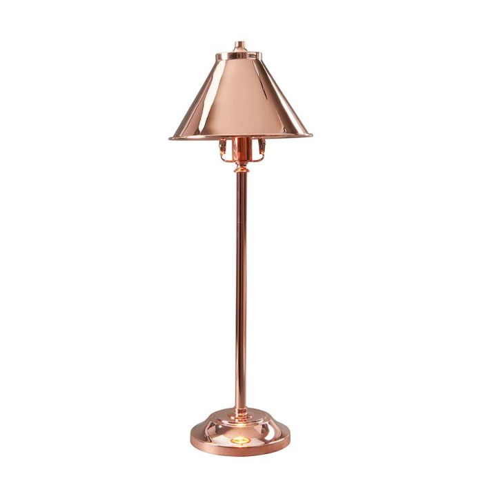 elstead lighting Provence 1 Light Stick Lamp - Polished Copper