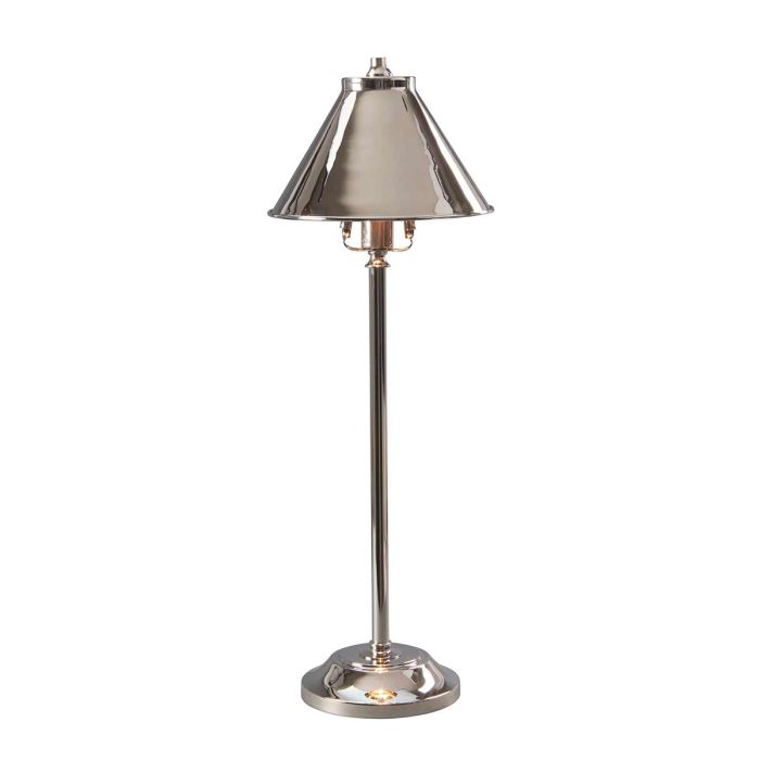 elstead lighting Provence 1 Light Stick Lamp - Polished Nickel