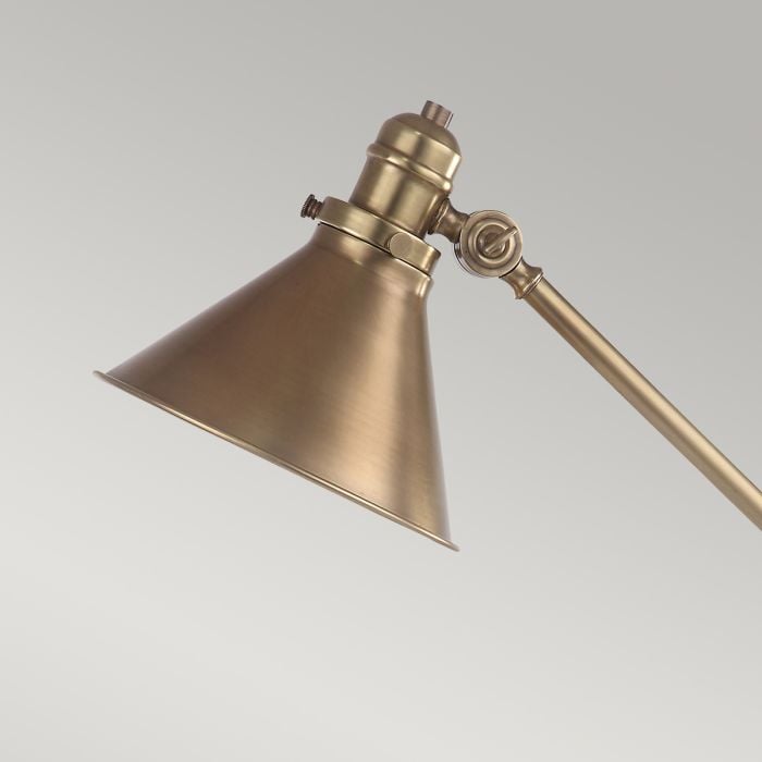 Elstead Lighting Provence 1 Light Table Lamp - Aged Brass