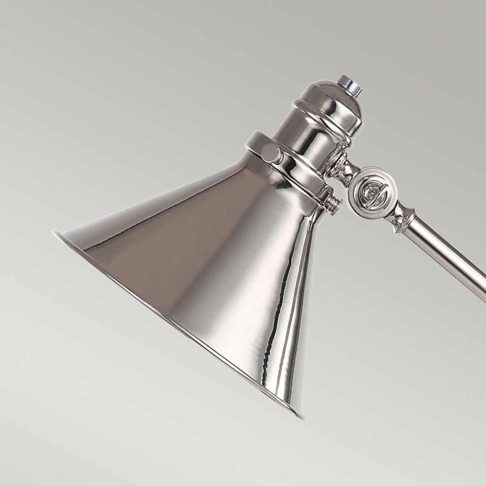 Elstead Lighting Provence 1 Light Table Lamp - Polished Nickel