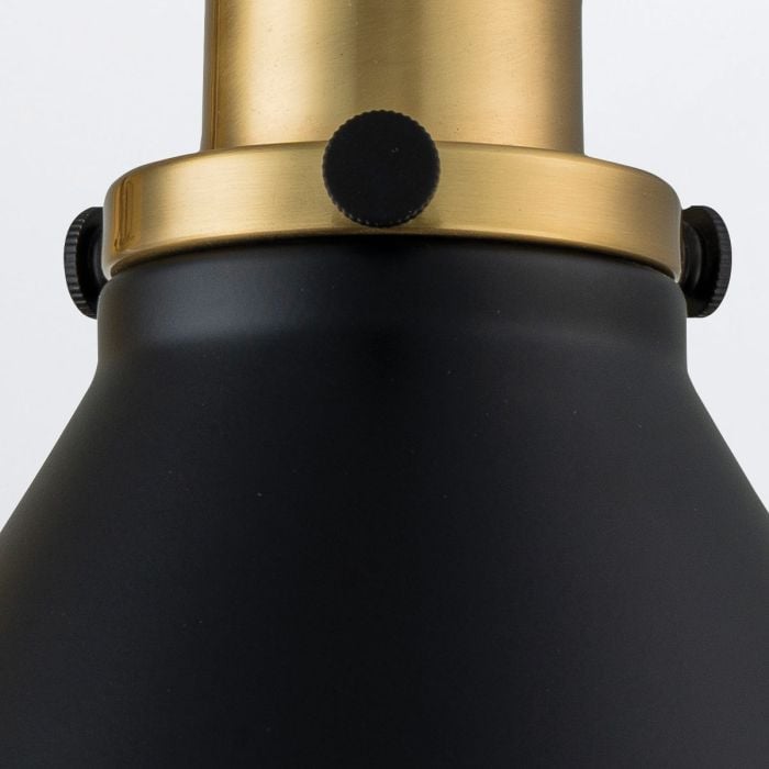 Elstead Lighting Provence 1 Light Wall Light - Aged Brass & Matte Black