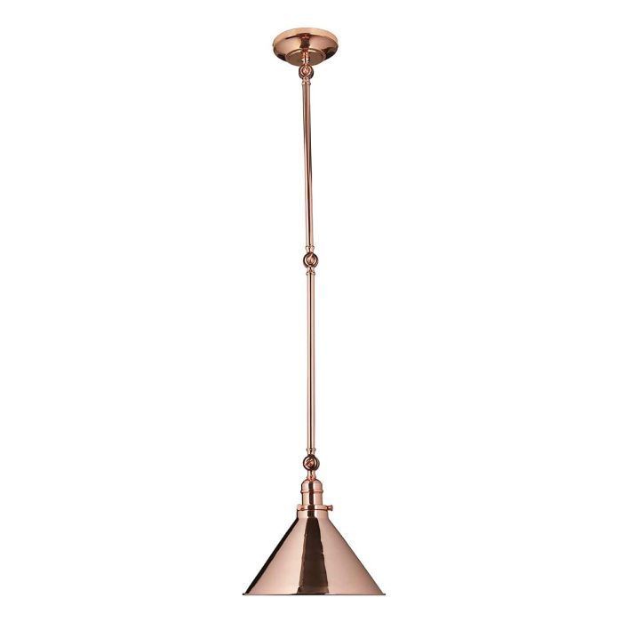 elstead lighting Provence 1 Light Wall Light/Pendant - Polished Copper