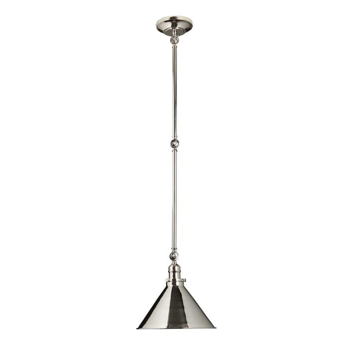 elstead lighting Provence 1 Light Wall Light/Pendant - Polished Nickel