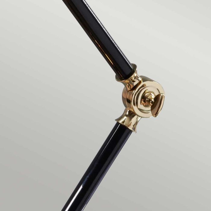 Elstead Lighting Provence Element 1 Light Mini Table Lamp - Black/Polished Brass