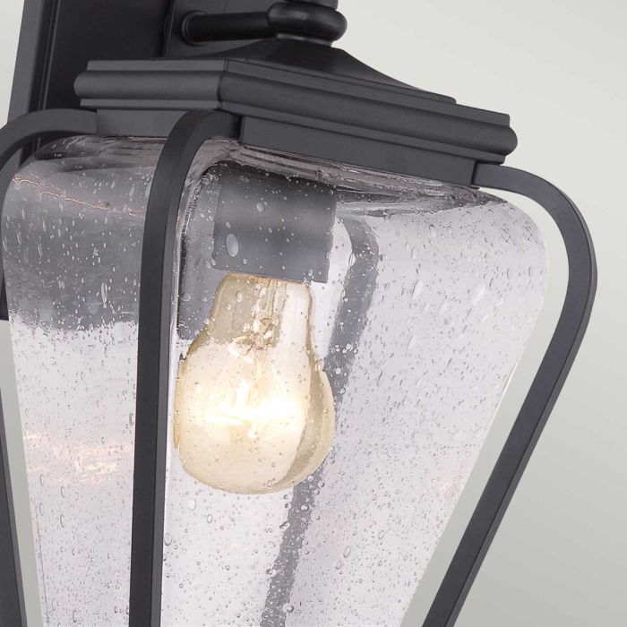 Elstead Lighting Province 1 Light Wall Lantern - Mystic Black