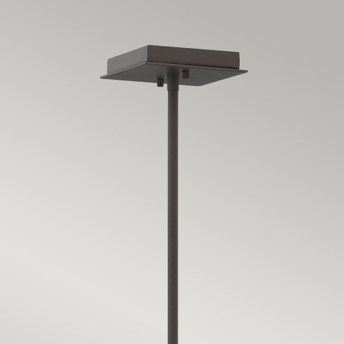 Elstead Lighting Quentin 4 Light Tall Pendant Chandelier - Buckeye Bronze
