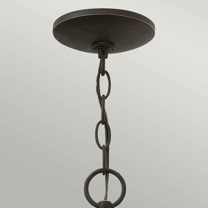 Elstead Lighting Quincy 1 Light Medium Chain Lantern - Oil Rubbed Bronze
