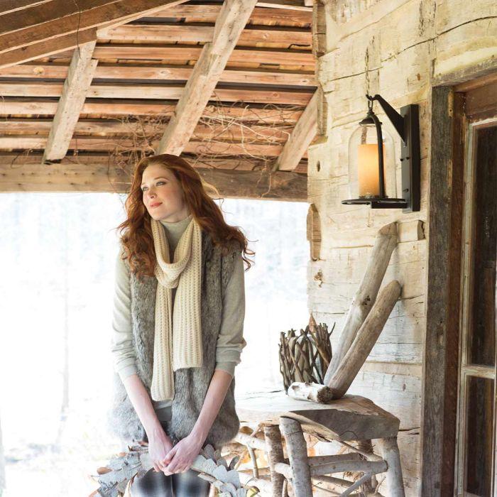 Elstead Lighting Quincy 1 Light Medium Wall Lantern - Oil Rubbed Bronze