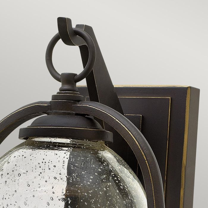 Elstead Lighting Quincy 1 Light Medium Wall Lantern - Oil Rubbed Bronze