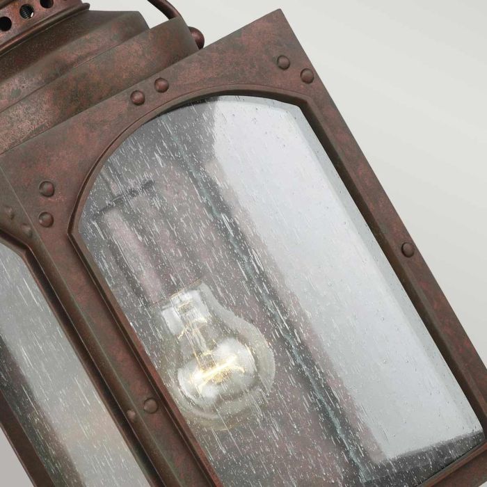 Elstead Lighting Randhurst 1 Light Medium Wall Lantern - Copper Oxide