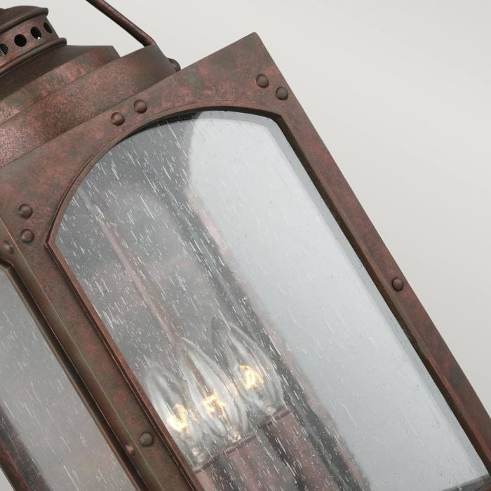Elstead Lighting Randhurst 3 Light Large Wall Lantern - Copper Oxide